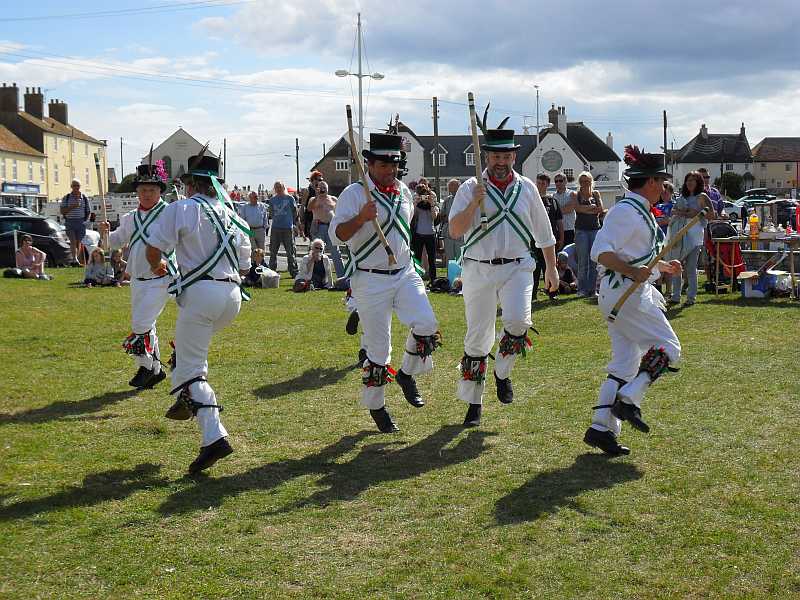More Uplyme Morris Men on Harbour Green